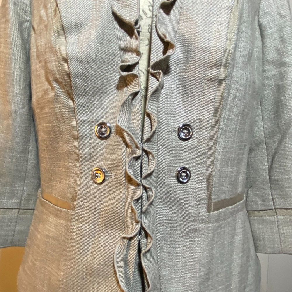 White House Black Market Legacy Suit Size 12 Light Brown - Picture 6 of 12